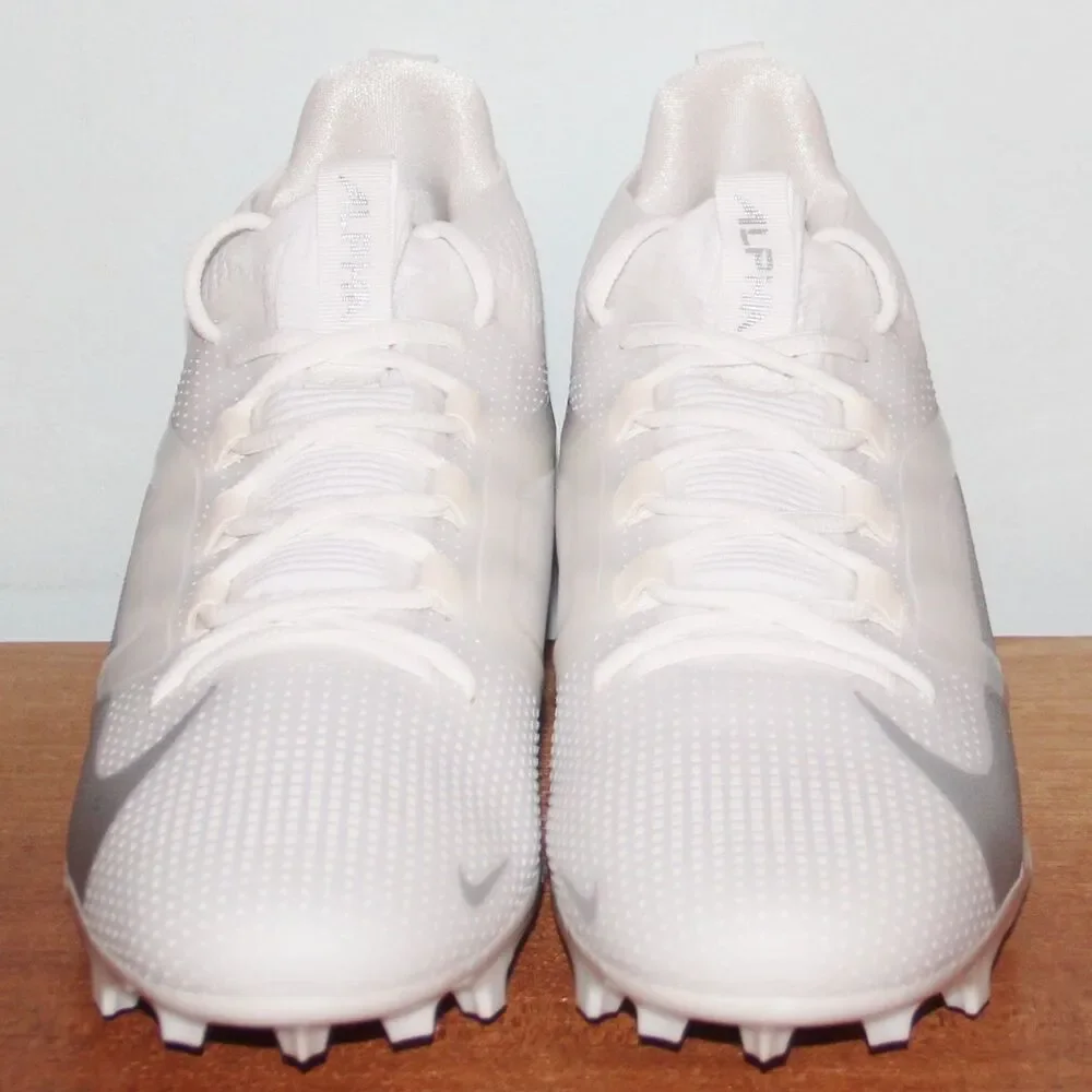 Nike Alpha Menace 4 Elite Football Cleats Mens 12 White Silver
